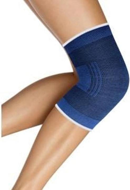 Produktbild Lifemed Elastische Sportbandage blau Kniestütze Grösse XL (XL)