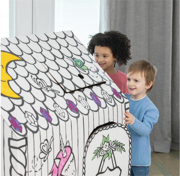 Actual product image Fellowes Unicorn Colouring Playhouse