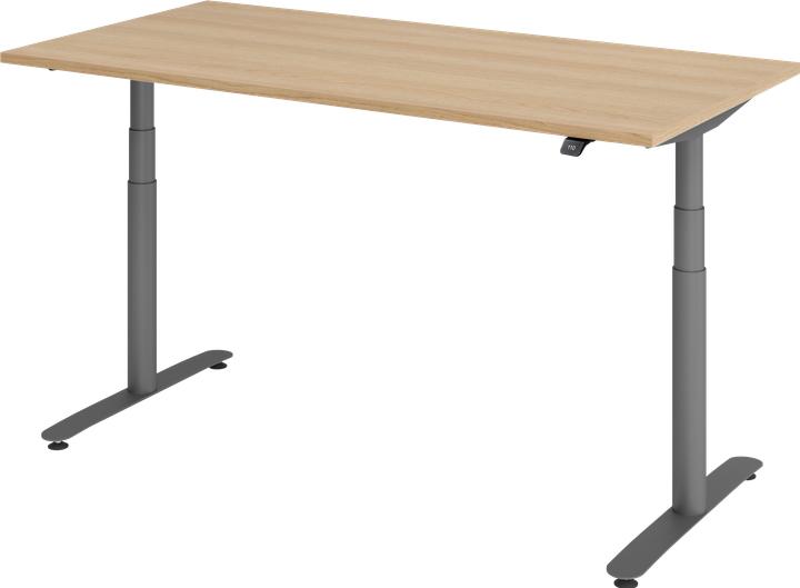 Actual product image Hammerbacher Sit/stand desk el.160x80cm oak (160 x 80 cm)