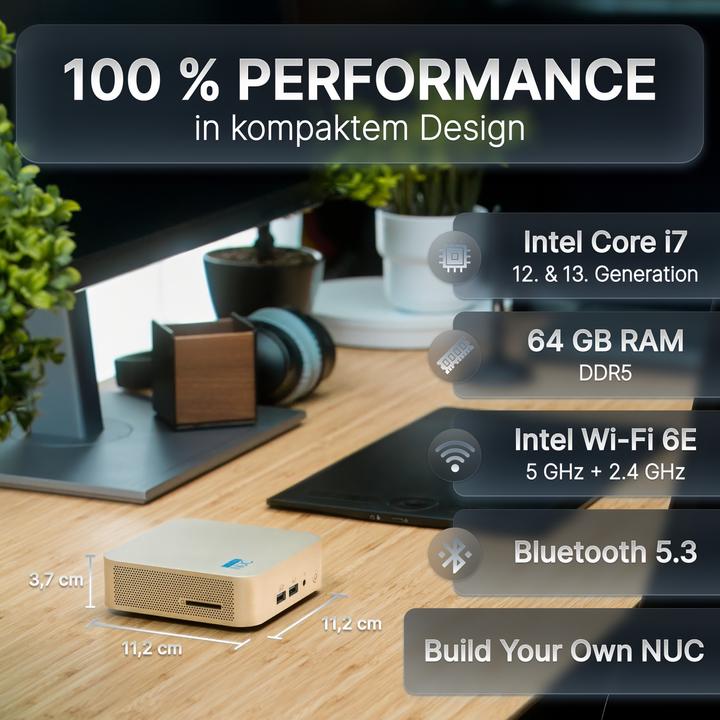 Produktbild Concept International FUTURE NUC LUX 13. GEN (Intel Core i9-13900K)