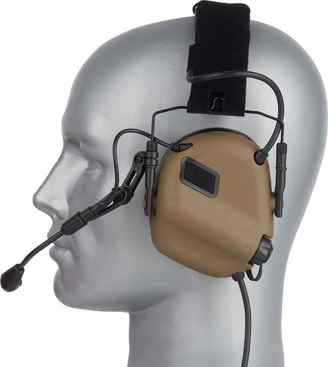 Actual product image Earmor M32 PLUS Communication Headset Coyote Brown