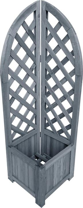 Image du produit HTI-Living Jardinière avec treillis Heidi Gris