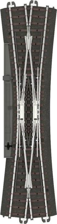Image du produit Märklin H0 Voie C (avec ballast) 24720 Aiguillage à double croisement 236.1mm (Piste H0)