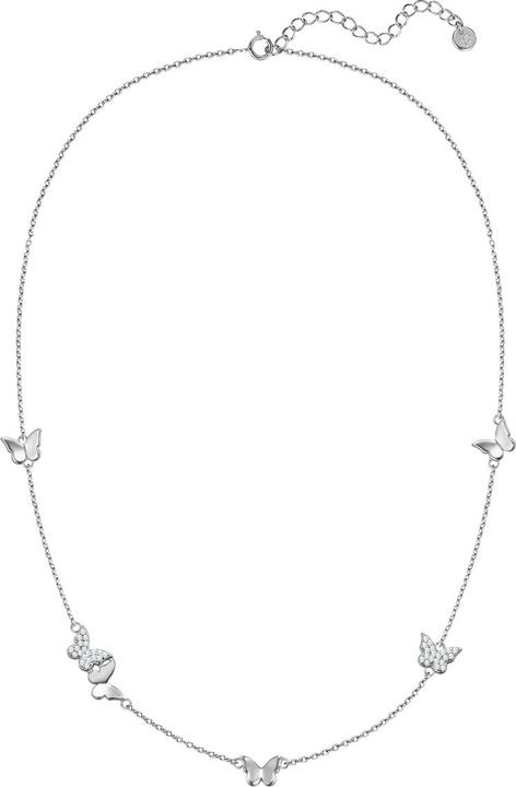 Actual product image Glanzstücke München Kette mit Anhänger Sterling Silber Zirkonia weiss - 38172 (Sterling silver rhodium-plated, 40 - 45 cm)