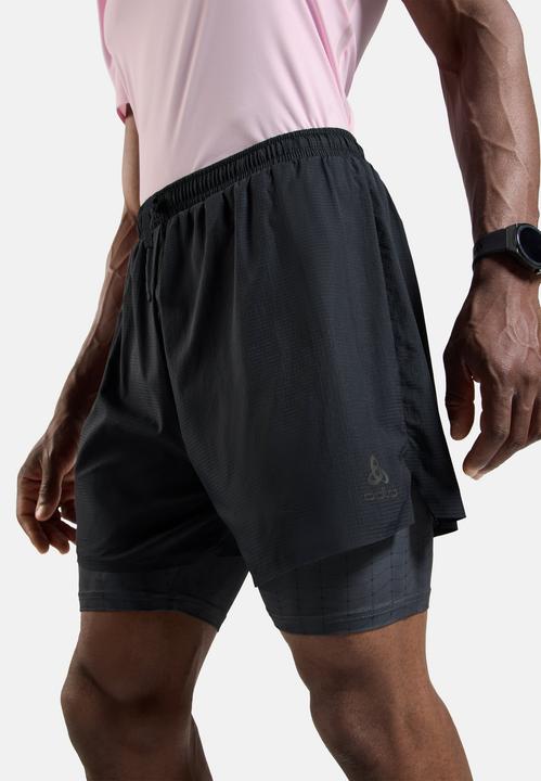 Produktbild Odlo Zeroweight 5 Inch 2-in-1 Laufshorts mit Hyper-Print (L)