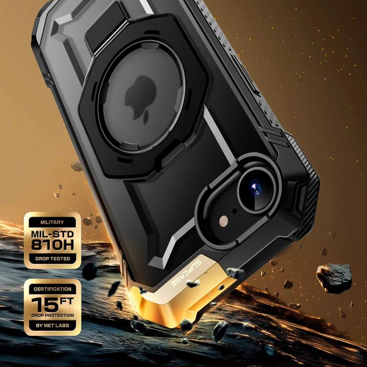 Image du produit Supcase - Unicorn Beetle Defender MagSafe - iPhone 16e - Black (Apple iPhone 16e)