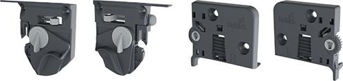 Actual product image Hettich Quadro V6 4D catch + NV SET SiSy plastic, galvanised steel (1 pcs.)