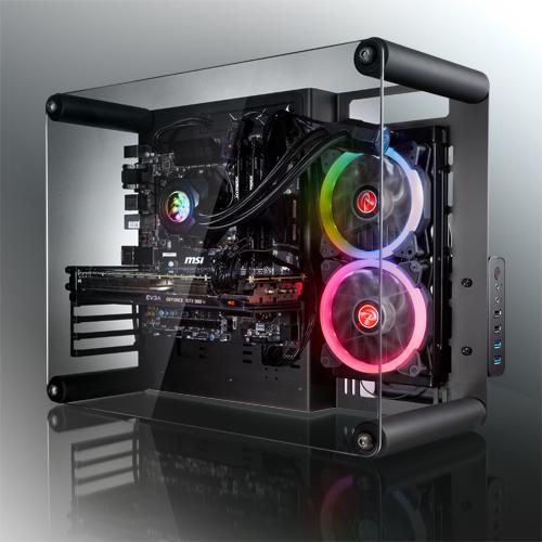 Produktbild Raijintek Iris 12 Rainbow A-RGB LED-Lüfter, 3er Set inkl. Controller (120 mm, 3 x)