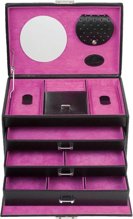 Produktbild Windrose Schmuckkästchen Merino 9 - Schwarz