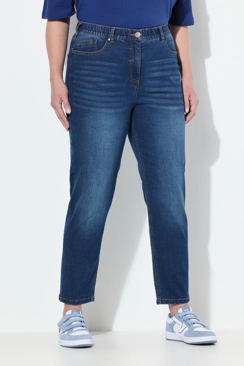 Immagine prodotto Ulla Popken Mom jeans in comodo tessuto elasticizzato con taglio a cinque tasche e cintura comoda (56)