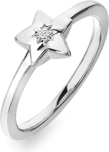 Produktbild Hot Diamonds Playful silver ring with diamond Most Loved DR242 - Circuit: 59 mm (59)