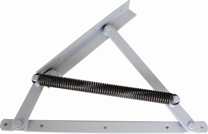 Actual product image Spring fitting light EW-410 Opening angle 35° Tension spring steel silver