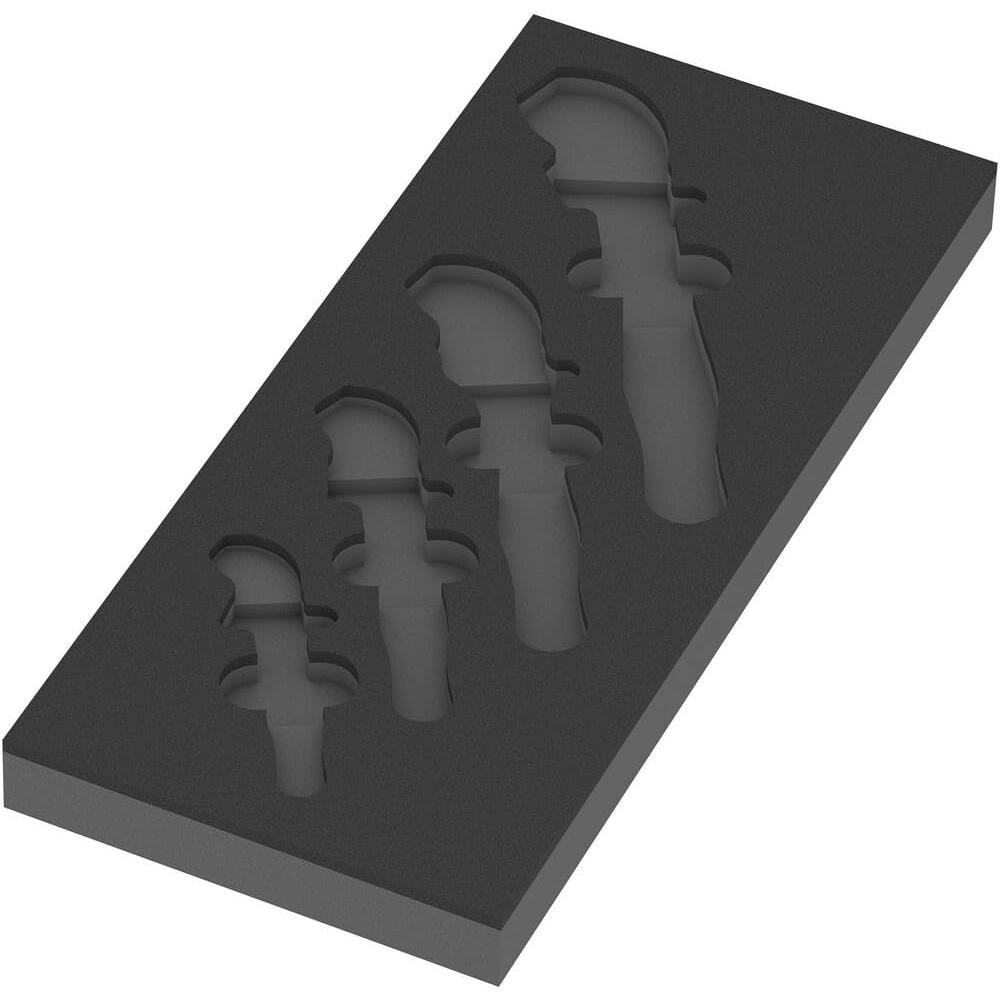 Wera, Accessori valigetta degli attrezzi, Inserto in schiuma 6004 Joker VDE Set 1 9734