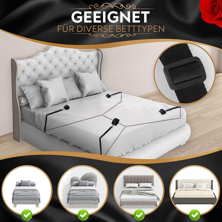 Immagine prodotto DaniChou BedLock Pro Bettfesseln mit Plüschfesseln