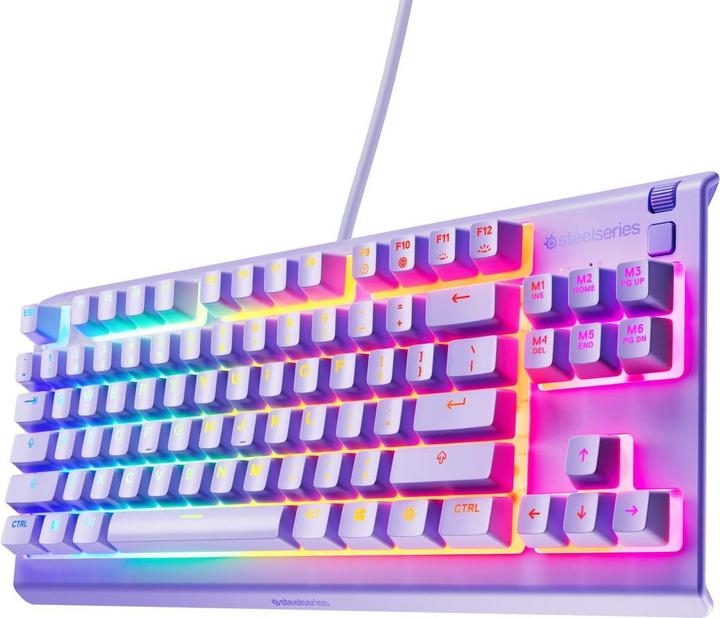 Actual product image SteelSeries Apex 3 TKL US, lavender (US, Cable)