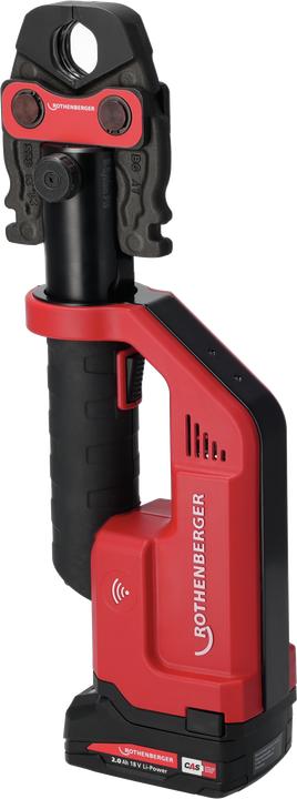 Rothenberger Persmachine ROMAX COMPACT III Basic Set | 18 Volt, 2x 2,0 Ah accu, EU, CAS (400 mm)