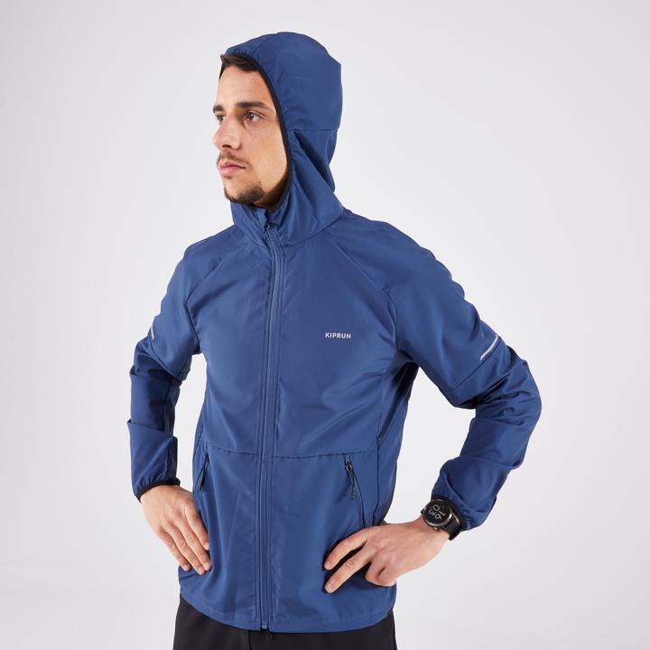 Produktbild Kiprun Laufjacke Trailrunning Herren winddicht - Run 100 blau (XXL)