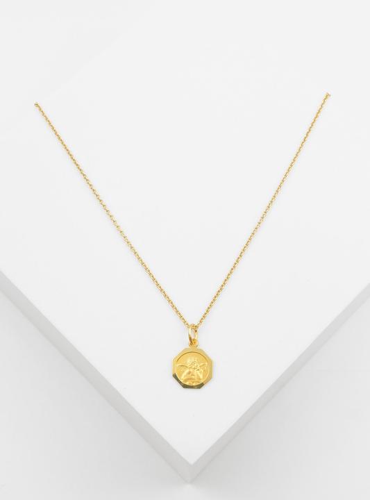 Image du produit Muau Pendant guardian angel yellow gold 750, 16x10mm (Or jaune 750/18K)