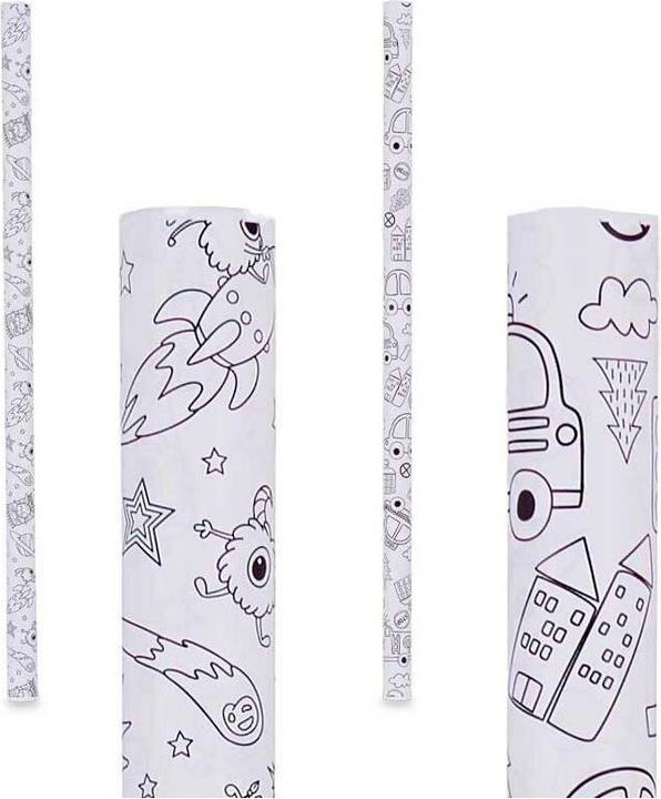 Produktbild Pincello Geschenkpackung 80GR - COLOREAR 0,7 x 1,5 m Fahrzeuge Alien (50 Stück) (50x)