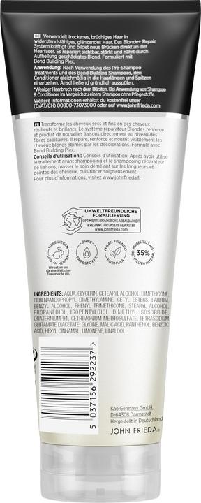 Produktbild John Frieda BLONDE+ Bond Building Conditioner 250ml (250 ml)