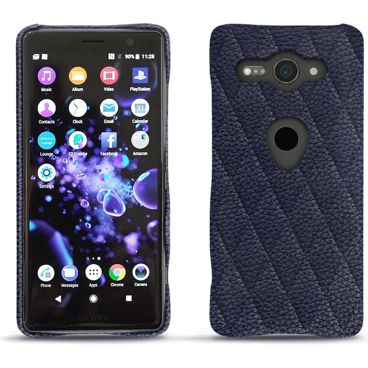 Thumbnail - Noreve Lederschutzhülle (Sony Xperia XZ2 Compact), Smartphone Hülle, Violett
