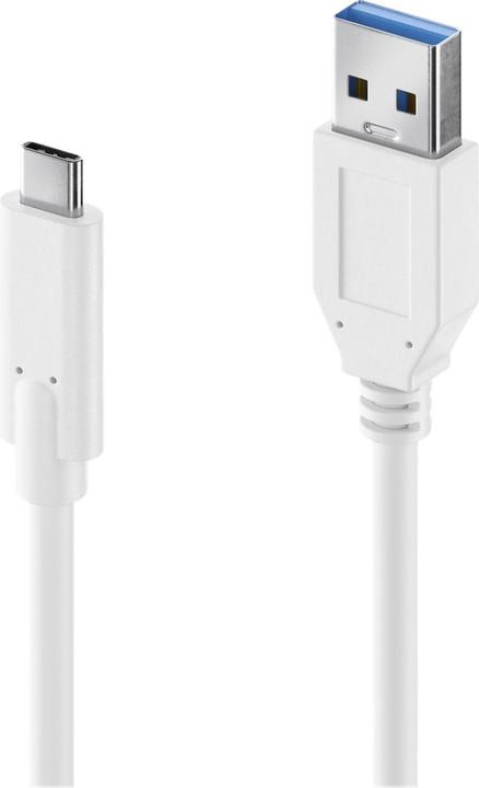 Actual product image Purelink USB 3.1 Cable (Gen 1) USB C - USB A 1.5 m White (1.50 m, USB 3.0)