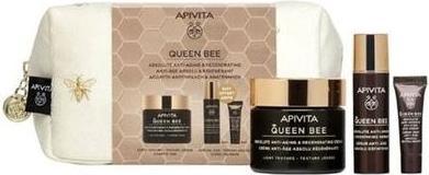 Produktbild Apivita Promo Queen Bee Light Texture Cream, 50 Ml & Serum, 10 Ml & Eye Cream, 2 Ml (Körpercreme, 50 ml)