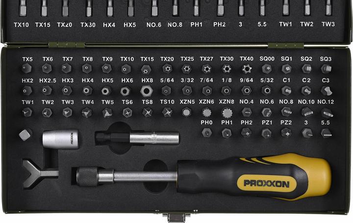 Actual product image Proxxon Super safety and special bit set (Hexagon socket TX M10, Hexagon socket TX M15, Hexagon socket TX M20, Hexagon socket TX M30, Cross Phillips PH M1, Cross Phillips PH M2, Hexagon socket TX M5, Hexagon socket TX M6, Hexagon socket TX M7, Hexagon socket TX M8, Hexagon socket TX M9, Hexagon socket TX M25, Hexagon socket TX M27)