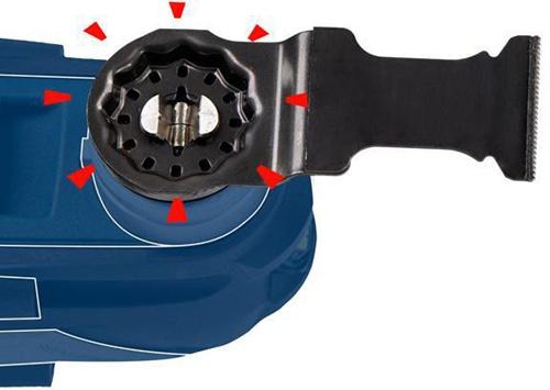 Produktbild Bosch Professional Zubehör Starlock Sägeblatt Set, 5-tlg, Thekendisplay, TU5