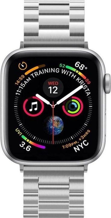 Actual product image Spigen Modern Fit Band (44 mm, 42 mm, 45 mm, 49 mm, Stainless steel, Apple Watch Series 2, Apple Watch Series 3, Apple Watch Series 4, Apple Watch Series 5, Apple Watch Series 6, Apple Watch Series 7, Apple Watch SE, Apple Watch Ultra, Apple Watch Ultra 2)