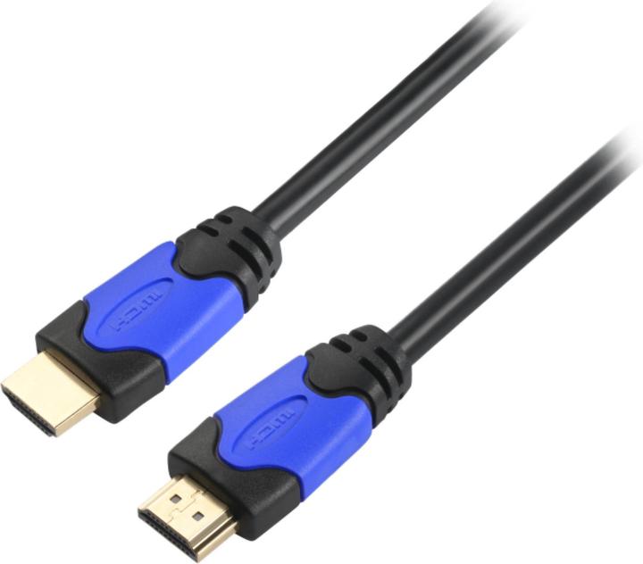 Produktbild EFB Elektronik HighSpeed HDMI+ Kabel w. Ethernet, Premium Certif. 4K60Hz A-A St-St, 1m, schwarz Unterstützt High Sp (1 m, HDMI)