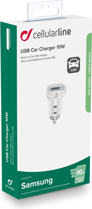 Image du produit Cellularline Chargeur de voiture