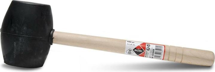 Actual product image MGA Rubi 65905 Rubber mallet, black, 500 g (500 g)