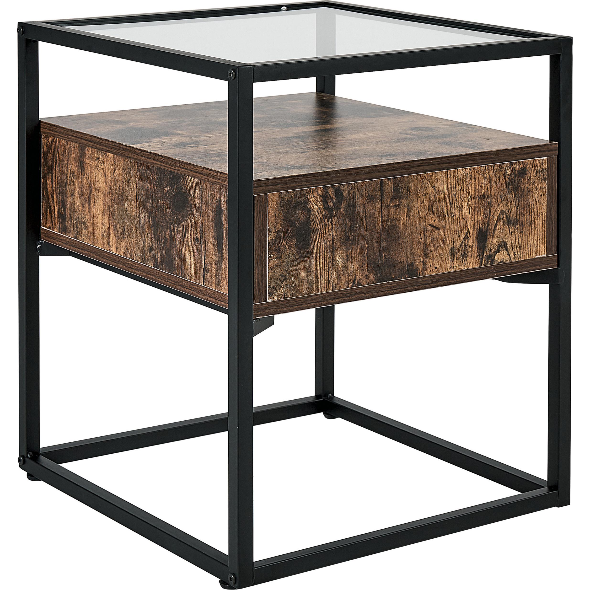 Beliani, Couchtisch + Beistelltisch, Mauk (43 x 54 x 43 cm)