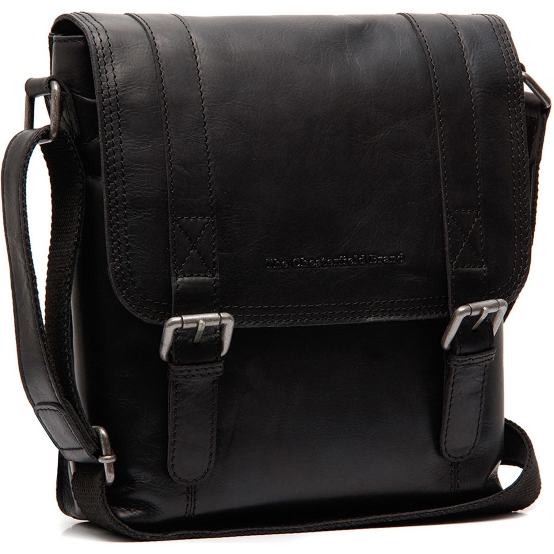 The Chesterfield Brand, Handtasche, Adelanto Umhängetasche Leder 25 cm, Schwarz
