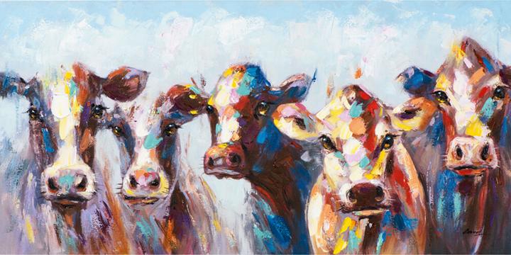 Image du produit Alldecor Image Vaches étonnées (70 x 140 cm)