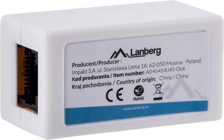 Image du produit Lanberg AD-RJ45-RJ45-OU6 Répartiteur de réseau (Instrument)