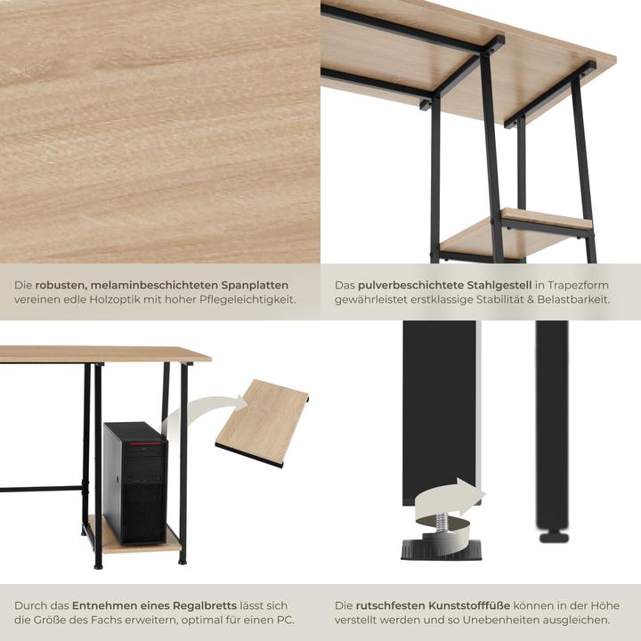 Actual product image tectake Paisley (120 x 50 x 73.50 cm)