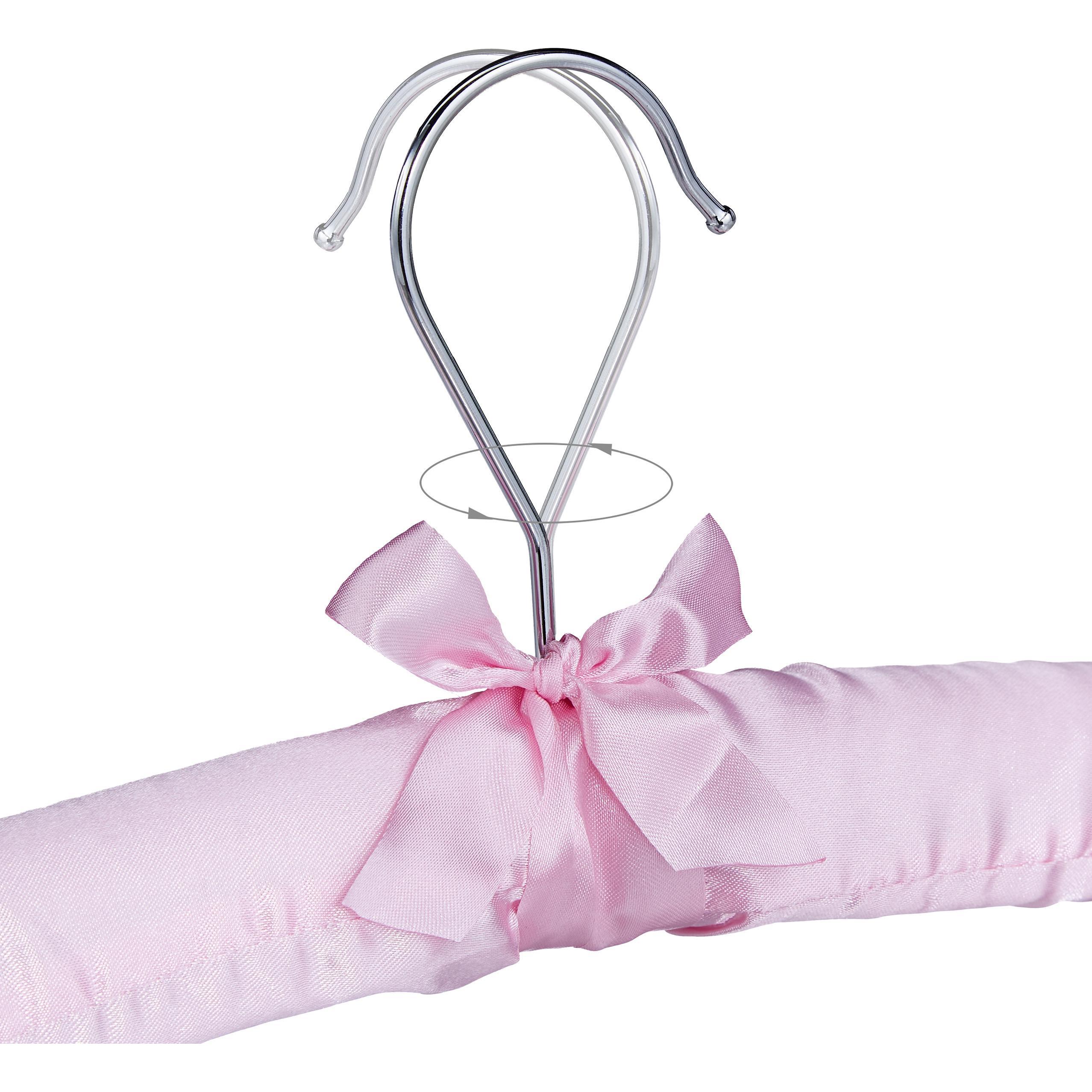 Thumbnail - Relaxdays, Kleiderbügel, Satin Kleiderbügel (5 x)