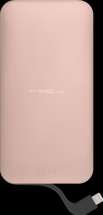 MiPow Power Cube 5000 slim rosegold, lightning (5000 mAh)