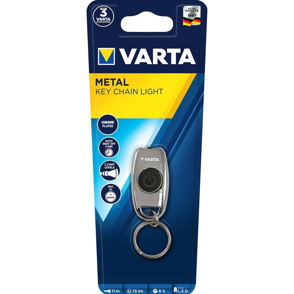 Varta, Taschenlampe, Schlüsselanhänger (5 cm, 15 lm)
