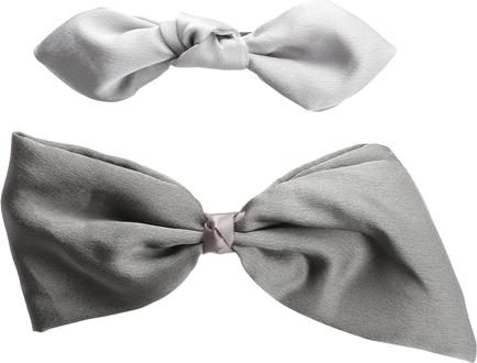 Actual product image Trisa Fashion mesh on French clip grey 2 pcs.