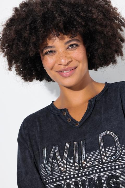 Produktbild Angel of Style T-Shirt, Comfort Fit, Wild Thing Print, Langarm (50)