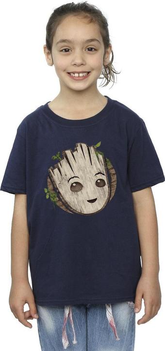 Produktbild I Am Groot Wooden Head TShirt Mädchen (152, 158)