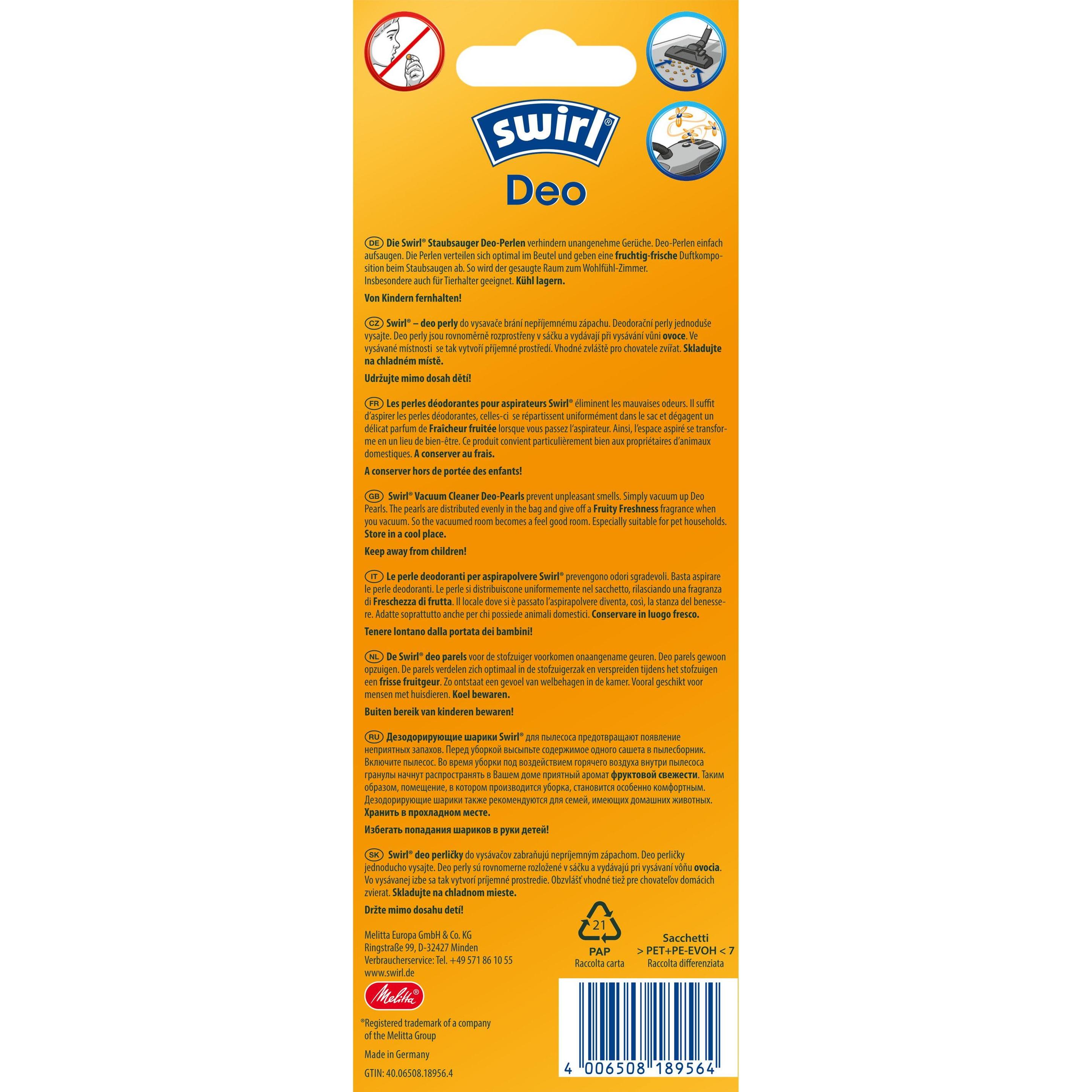 Thumbnail - Swirl Fruchtige Frische, Staubsauger Zubehör, Gelb