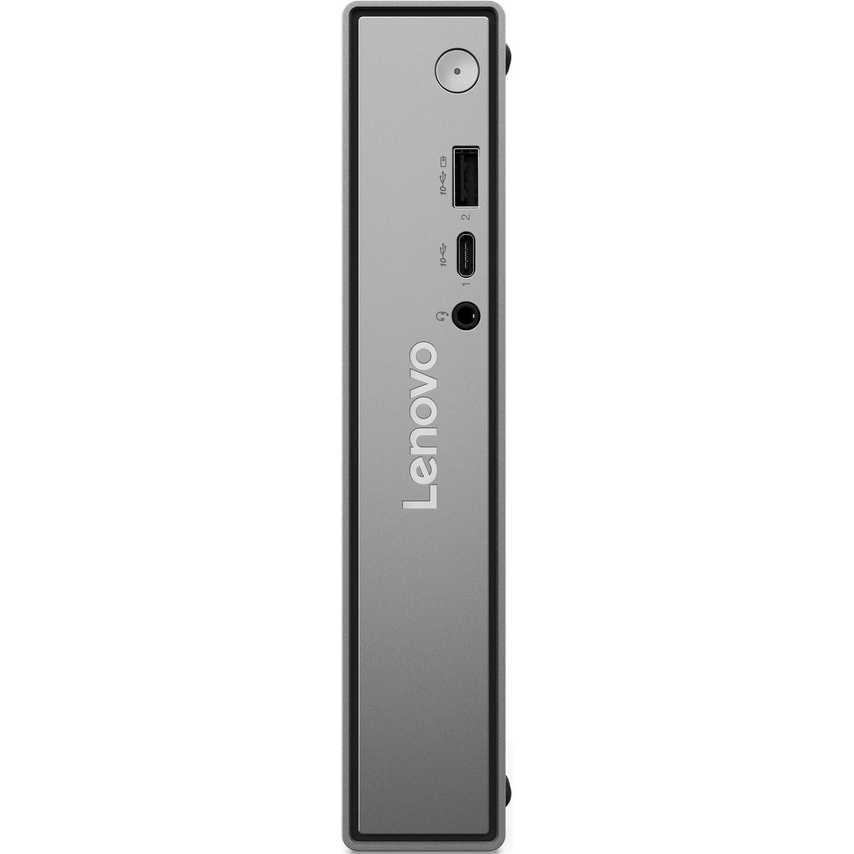 Lenovo ThinkCentre neo 50q Gen 5 (256 GB, 8 GB, Intel Core i3-1315U), PC, Schwarz