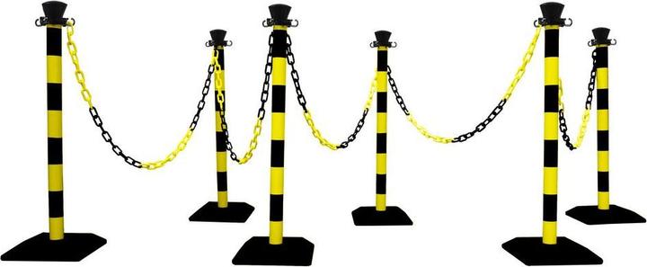 Produktbild Viso Black & Yellow Plastic Chain Barrier, 10m