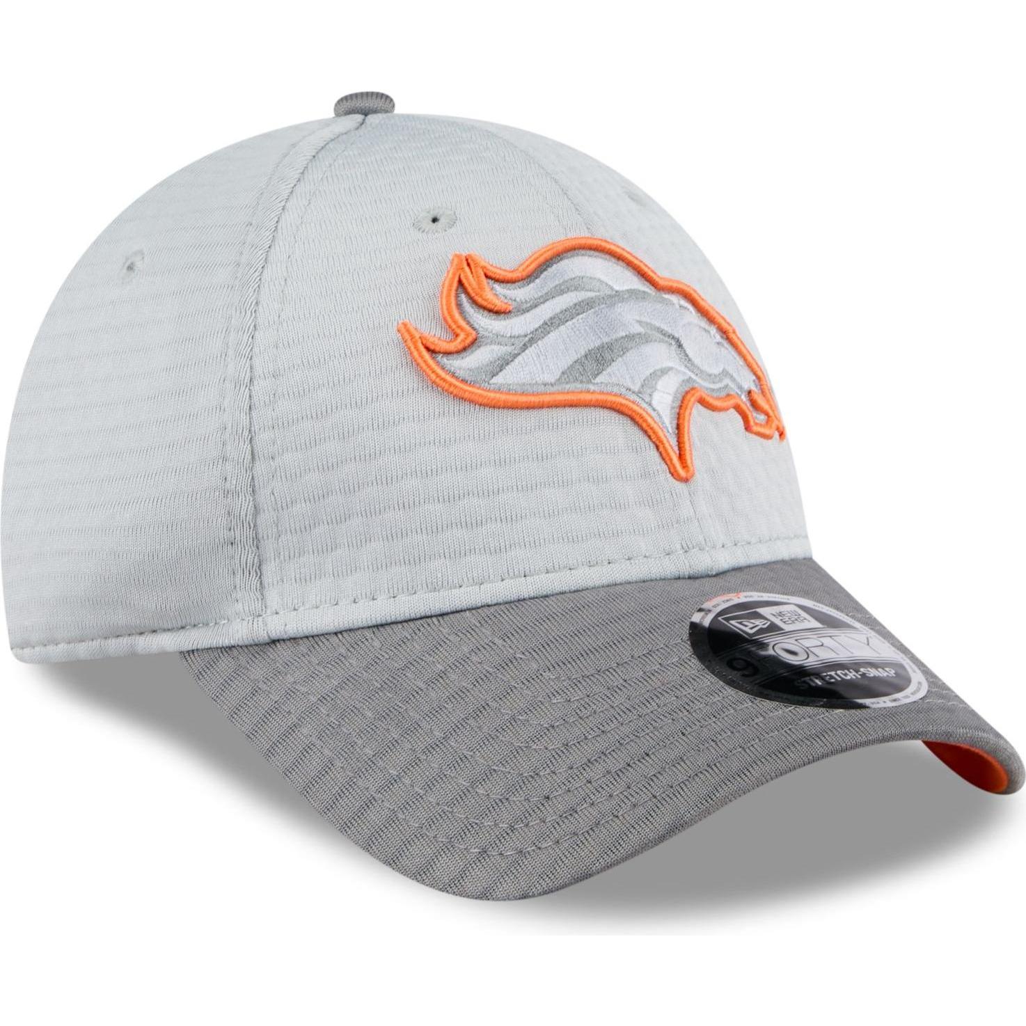 Thumbnail - New Era, Herren, Cap, 9Forty Stretch Cap Training 2024 Denver Broncos, Grau