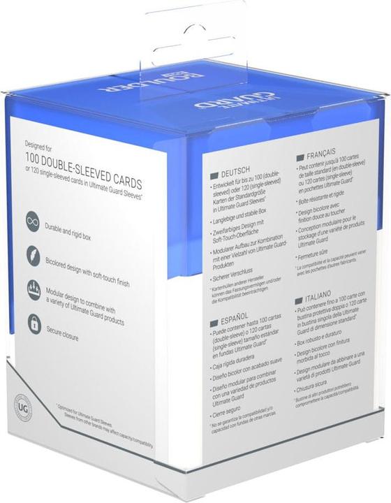 Produktbild Ultimate Guard Boulder Deck Case 100+ SYNERGY Blau/Weiss
