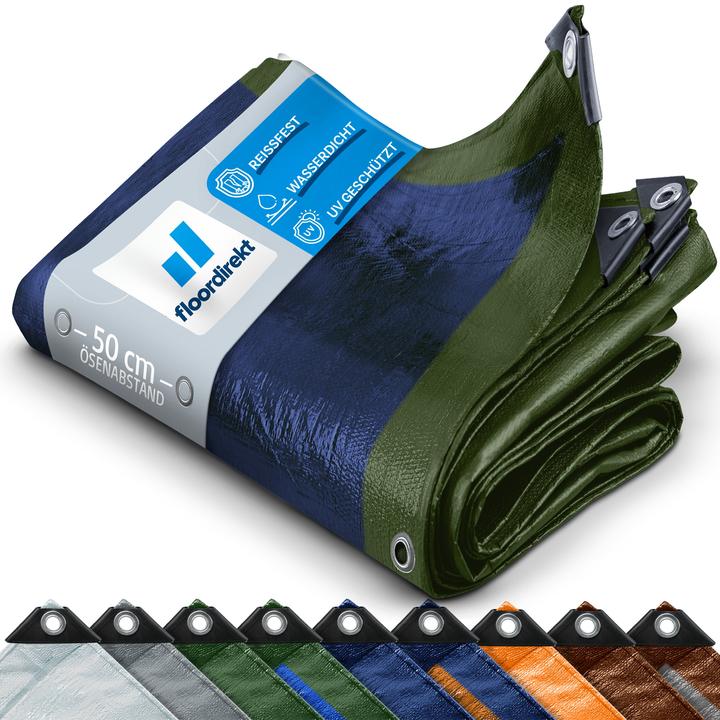 Produktbild Floordirekt Abdeckplane 140 g/m² (10 x 12 m)